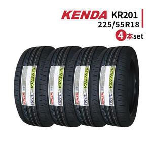 4本セット ミニバン 225/55R18 2023年製造 新品サマータイヤ KENDA KR201 送料無料 ケンダ 225/55/18