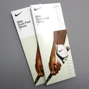 NIKE glove GF1012 L 25cm 2 sheets set left hand for DURA FEELte. rough .-ru Golf white non-standard-sized mail free shipping 