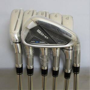 Taylor Made SIM2 MAX アイアン 6本(#5-PW)スチールS KBS MAX85MT 2022年 テーラーメイド シム マックス アイアンセット 6本組の画像1