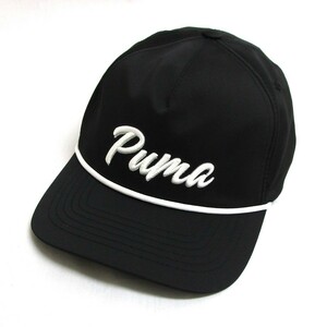 プーマ キャップ 023924(01) Puma Retro Rope Snapback ブラック★定形外郵便送料無料 PUMA 110 ワンテン レトロ ロープ スナップバック