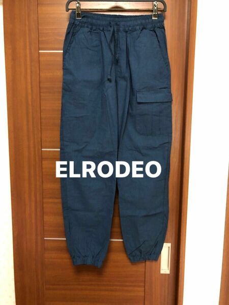 新品未使用 ELRODEO エルロデオ ラフパンツ(ブルー) 大きめ 