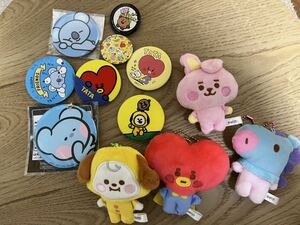 BT21 жестяная банка значок Mini мягкая игрушка текстильный значок 12 пункт 