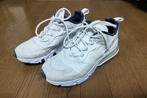 中古 ナイキ エアマックス270 リアクト 24.5 NIKE AIRMAX270 React 破れ有 使用感強め