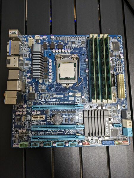 GIGABYTE マザーボード GA-Z68MX-UD2H-B3 i7-2600K メモリ16GB