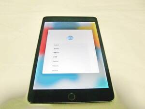 USED Apple iPad mini4 128GB A1550 simフリー Wi-Fi+Cellular MK762J/A スペースグレイ 初期化済 アイパッド 2019