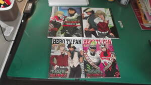 出M7095★　TIGER&BUNNY　4冊　公式ガイドブック、ロマンアルバム、公式ムック　HERO TV FAN Vol.1・Vol.2