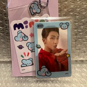 BTS BT21 minini フォトカード トレカ ホルダー ケース KOYA コヤ RM ナムジュン