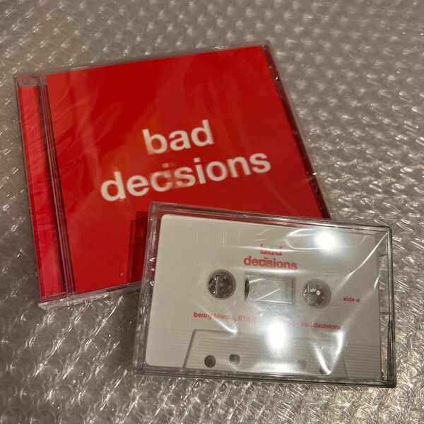 BTS bad decisions CD カセットテープ ボーカル ジン ジミン V テヒョン ジョングク