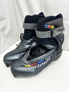 SALOMON サロモン PILOT パイロット SNS クロスカントリー スキーブーツ 26.5cm シルバー ACTIVE SKATE スケート スケーティング N06022401