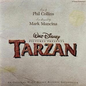 TARZAN／オリジナル・サウンドトラック(Phil collins,)WALT Disney配給　CD全14曲　セル版　　　　⑧