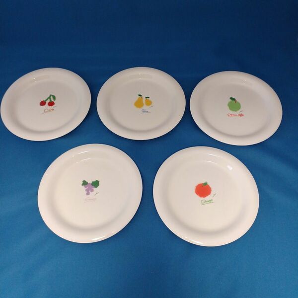 【未使用】フルーツコレクション　MIKI KAWANIAHI 　銘々皿　５枚