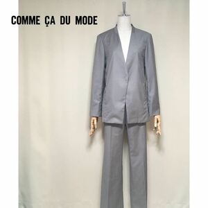 [ beautiful goods ]COMME CA DU MODE Comme Ca Du Mode estrato company cloth use wool pants suit 9 number /11 number L size corresponding gray lady's made in Japan 