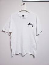 【送料無料】STUSSY オールドステューシー 初代ドラゴンT M 80s 白 黒タグ/フォト 龍 サーフ ビンテージ 周年Anniversaryヴィンテージ レア_画像3