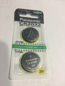  free shipping domestic production Panasonic CR2032 2 piece entering Point .. also 