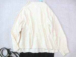 ■組曲大きいサイズ7カシミヤブレンドバルキーニット/アイボリー14,080円■