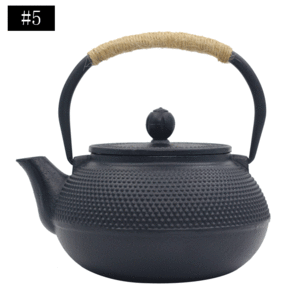 新品 茶道具 未塗装鉄器 提梁壺 大容量 鋳鉄製ティーポット純粋な手水を沸かして茶を煮る茶具 未使用 （#5）