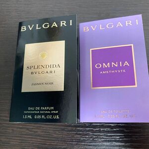 BVLGARI ブルガリ　香水試供品2点セット　