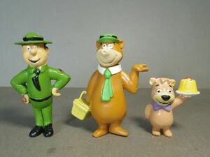 YOGI BEAR ヨギベア PVCフィギュア 3種セット MINILAND クマゴロー