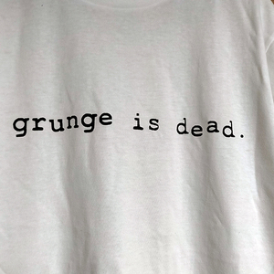 送込 Grunge Is Dead カート コバーン着用　半袖Tシャツ 白　XLサイズ