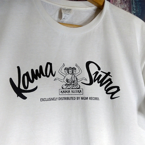 送込 Kama Sutra Records カーマ スートラ レコード 半袖Tシャツ 白 XLサイズの画像1