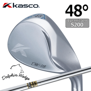 Kasco Dolphin Wedge DW-118【キャスコ】【ドルフィンウェッジ】【Dynamic Gold】【FLEX：S200】【ロフト：48度】【Wedge】