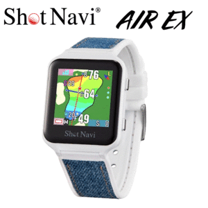 ShotNavi AIR EX 【ショットナビ】【エア】【イーエックス】【ゴルフ】【GPS】【距離測定器】【腕時計】【ホワイト】【GPS/測定器】