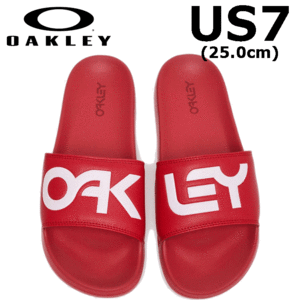 OAKLEY FOF100424 B1B SLIDE 2.0【オークリー】【シャワーサンダル】【サンダル】【US7/25.0cm】【465/RedLine】【Sandals】
