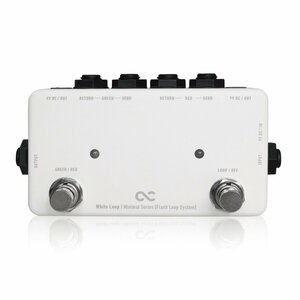 最落無し! One Control Minimal Series White Loop / a44082　Loopチャンネルを瞬時に切替可能なFlash Loopを採用.2ループスイッチャー 1円