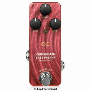 最落無し! One Control　CRIMSON RED BASS PREAMP　/ a44310　アップライトベースのサウンドを作るベースプリアンプ　1円