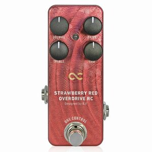 最落無し! One Control　STRAWBERRY RED OVERDRIVE RC / a44205　クリアで現代的なサウンドを作るスタンダードなオーバードライブ　1円