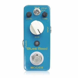 最落無し! Mooer　Blues Mood　/ a44096　幅広い周波数帯域に対応するオーバードライブペダル　1円