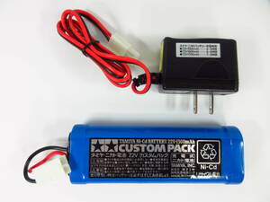 送料230円 タミヤ ニカド 電池 充電器 7.2V バッテリー ニッカド カスタムパック XB 新品 未使用 tamiya RC 1/10 TT02 battery