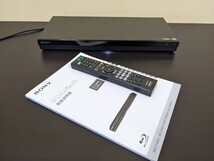 美品　2023年製品　SONY　4K　ブルーレイレコーダー　BDZ-ZW1800　動作品　B-CASカード　純正 リモコン　取説あり ソニー Blu-ray_画像1