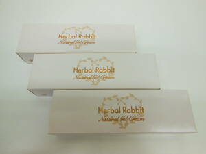 コスメ祭 ハーバルラビット ナチュラルゲルクリーム 35g おまとめ3個セット 未開封 開封品 Herbal Rabbit 美白ゲルクリームM