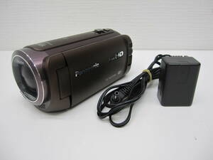 カメラ祭 パナソニック デジタルハイビジョン ビデオカメラ HC-W570M 使用品 自宅保管品 Panasonic FULL HD ブラウン 現状品