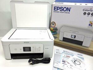 新品同様 2024年2月 EPSON エプソン Colorio EW-452A カラリオ プリンター インクジェット複合機 A4 マグカップ ○P