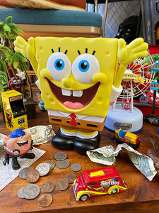  sponge Bob figure Bank # american miscellaneous goods America miscellaneous goods 