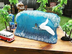  big wave surfer tissue box America miscellaneous goods american miscellaneous goods character popular Hawaii goods Hawaiian miscellaneous goods stylish 