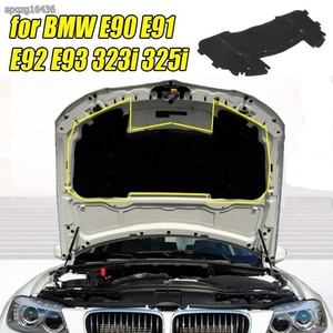 ★最安値 A931 綿 車 エンジンフードパッド 126.5X64.5CM BMW E90 E91 E92 E93 323I 325I リベット付き カラーブラック