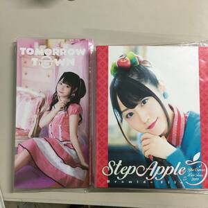 〇未開封 小倉唯 バインダー 2種セット 小倉唯 バインダー LIVE TOUR Platinum Airline + Step Apple カード ブロマイド　【24/0215/01