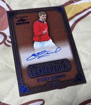 11枚限定　2022 Leaf Ultimate Soccer スティーヴン・ジェラード　直筆サインカード Steven Gerrard Auto Liverpool Autograph サッカー_画像2