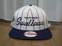 新品 東京 ヤクルト スワローズ 9FIFTY ニューエラ NPB キャップ 帽子 プロ野球 村上 フリーサイズ スナップバック 高津 奥川 山田哲人_画像2