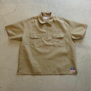 CarService × Dickies zip ワークシャツ 