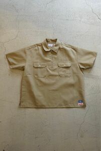 CarService × Dickies zip ワークシャツ 