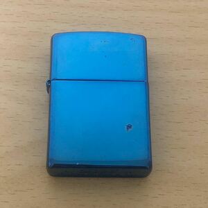 237-0028 ZIPPO ジッポー ジッポ ライター 青　ブルー　メタリック