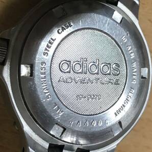 226-0069 adidas アディダス ADVENTURE レディース腕時計 金属ベルト クオーツ 10-0029 電池切れ 動作未確認の画像5