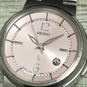 212-9999 SEIKO セイコー LUKIA ルキア 7N82-6E00 レディース腕時計 金属ベルト 電池切れ 動作未確認