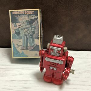 224-0082 ゼンマイ スモーキング ロボット Wind-Up Smoking ROBOT