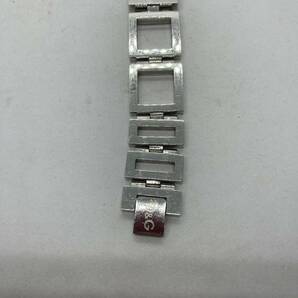 241-0136 D&G DOLCE&GABBANA 腕時計 金属ベルト シルバー 電池切れ 動作未確認の画像6
