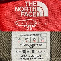 【美品】THE NORTH FACE ノースフェイス 557866トレッキングシューズ GORE-TEX 登山靴 アウトドア　25cm レディース　ブラウン　＊CZ_画像10